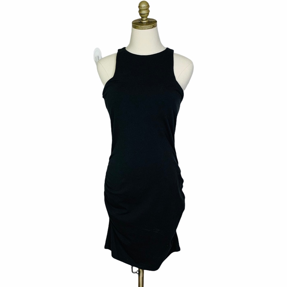 Victoria's Secret Black Cinch Mini Dress MED 2132